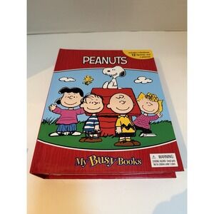 My Busy Books Peanuts Book with Play-mat & 12 characters. EUC. Complete set!
